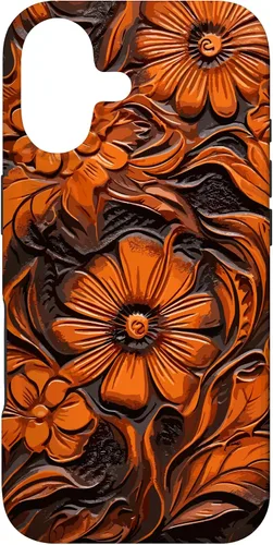 Vista 32 de Funda floral con herramientas para iPhone 16 Western & Cowgirl