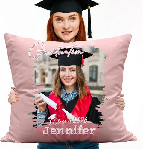 Vista 14 de Almohada personalizada con relleno, almohadas personalizadas con texto de imagen, impresión de doble cara 5 tamaños y 10 colores, almohada 1 Foto
