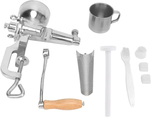 Vista 9 de exprimidor manual, exprimidor manual, Manuales de Acero Inoxidable de Hierba de Trigo Exprimidor de Frutas de Mano Verduras Exprimidor para Exprimir