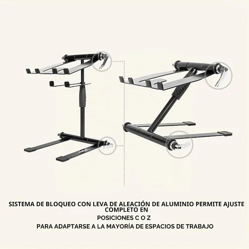 Vista 4 de Headliner Digistand Pro - Soporte para portátil (negro)