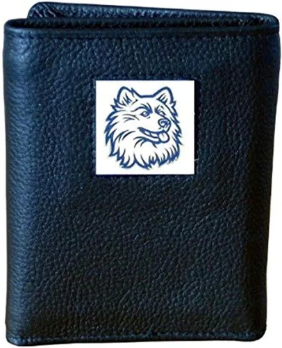 Vista 37 de Siskiyou Sports NCAA Deluxe - Cartera de piel de tres pliegues