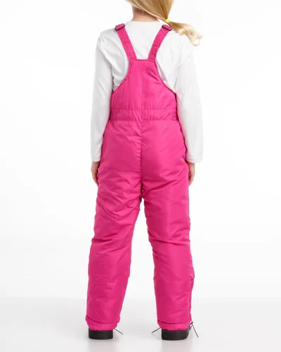 Vista 6 de Perry Ellis Babero de nieve para niños Pantalones de nieve aislados impermeables con puño de cremallera segura Pantalones de invierno para niñas