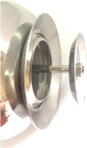 Vista 2 de Medu Wada Vada Doughnut Maker de acero inoxidable - Dispensador para Wada perfectamente formado y crujiente