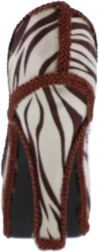 Vista 2 de SandT Collection Animal Print Shoe 8 Ring Holder - Marrón
