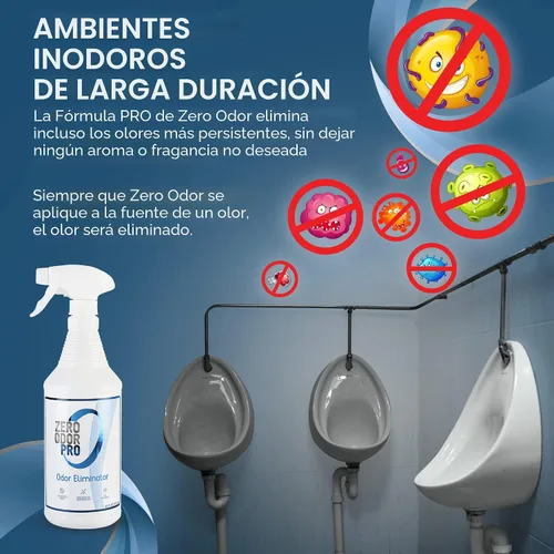 Vista 7 de Zero Odor Pro - Eliminador de Fuerza Comercial Neutralizador de Olores, Desodorizante de Habitación Eliminador de Olores Mohosos - Spray Disparador