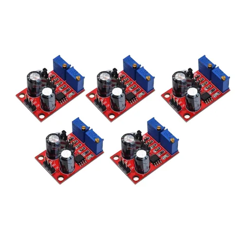 Vista 4 de DEVMO Generador de señal cuadrado ajustable del ciclo de trabajo del módulo de pulso NE555 2PCS NE555