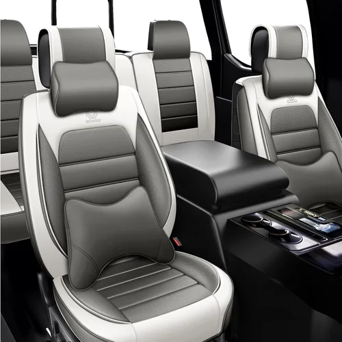 Vista 17 de Cubiertas de asiento ILMO para camiones 2009-2026 F150, 2011-2026 F250 F350 XL XLT Super Duty Crew Cab Lariat King Ranch Platinum, protectores