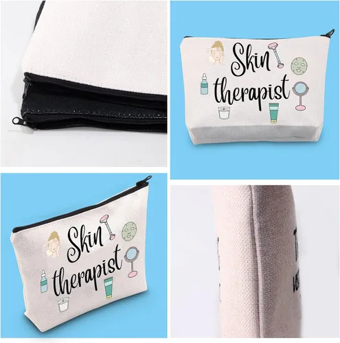 Vista 7 de GJTIM Terapeuta de la piel Regalo Técnico de cuidado de la piel Esteticista Bolsa con cremallera Terapeuta Regalo de agradecimiento para dermatólogo