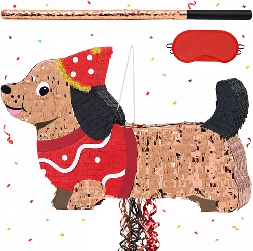 Vista 24 de Piñata de dinosaurio - Suministros de fiesta de cumpleaños de dinosaurios