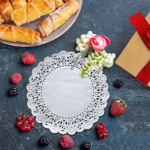 Vista 7 de Doilies de 6 pulgadas, estilo surtido, 30