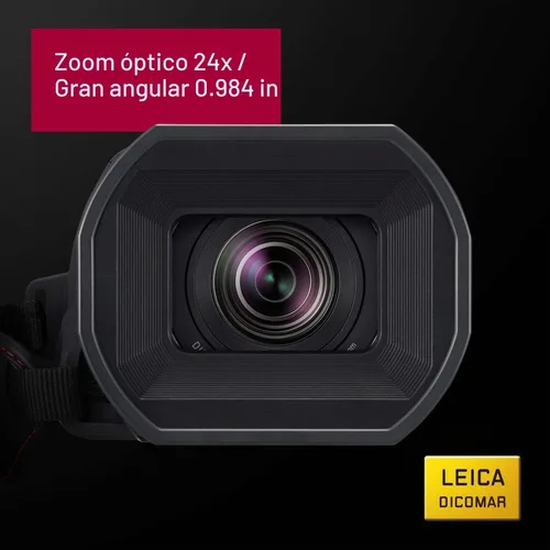 Vista 3 de Panasonic Videocámara profesional X1500 4K con zoom óptico 24X, transmisión en vivo WiFi HD, HC-X1500 (USA Black)