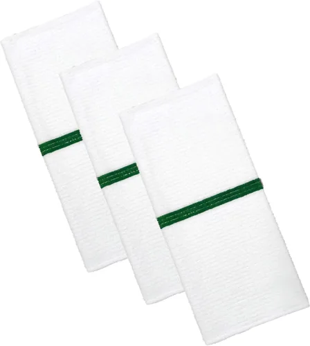 Vista 2 de POLYTE Toalla de microfibra multiusos acanalada para trapeador, 14 x 17 pulgadas, paquete de 12