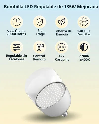 Vista 2 de Kit de Iluminación Softbox Skytex 2Pack, cajas Soft Box de 20x28 pulgadas Actualización de 135W, 2700-6400K, 100V-240V AC, bombilla LED E27