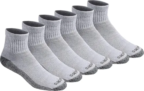 Vista 49 de Dickies Calcetines Dri-Tech para hombre con control de humedad, disponibles en tallas M-XXL (6, 12, 18 pares)