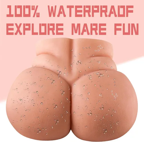 Vista 4 de Muñeca sexual de 2.43 libras para hombre, muñecas sexuales de trasero y vagina de bolsillo para hombres, juguetes sexuales para hombres, torso