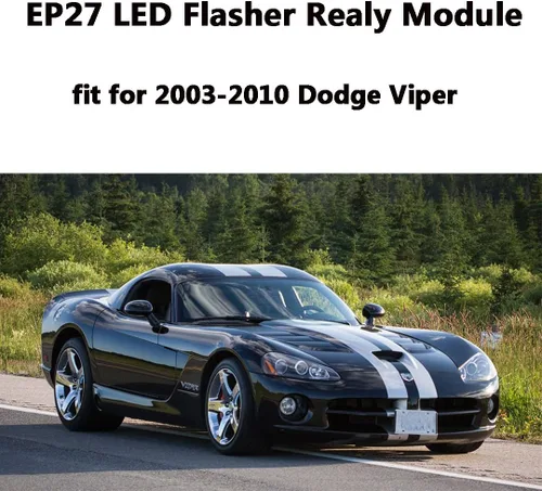Vista 3 de Relé intermitente LED EP27 de 5 pines para Chrysler PT Cruiser 2001-05 Dodge Neon 2000-05 Dodge Viper 2003-10 Señal de giro electrónica LED