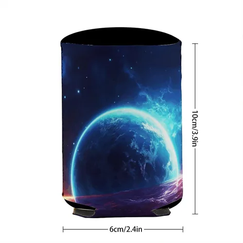 Vista 3 de Star Planet Sleeve Neoprene Insulator Reusable，Cup Sleeve – Washable And Reusable，Iced Coffee Cups for Cold Drinks Beverages And Holder for Most