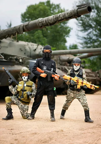 Vista 5 de Disfraz de Fuerzas Especiales para Niños