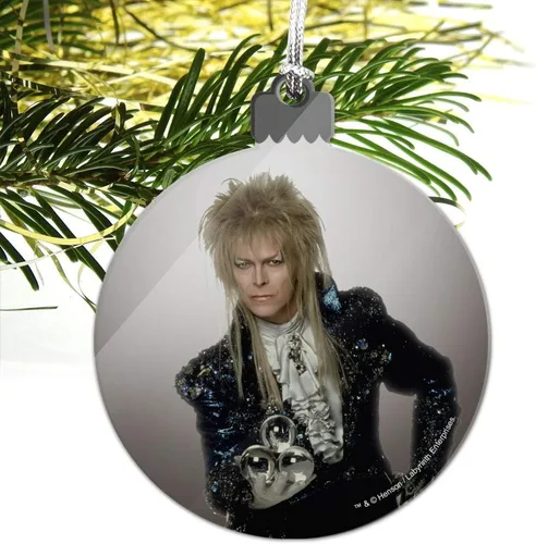 Vista 5 de GRAPHICS & MORE David Bowie As Jareth from The Labyrinth - Adorno acrílico para árbol de Navidad