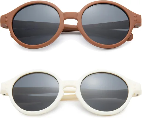 Vista 4 de Hycredi Gafas de sol polarizadas para bebés con correa UV400 protección UV400 para niños pequeños de 0 a 24 meses