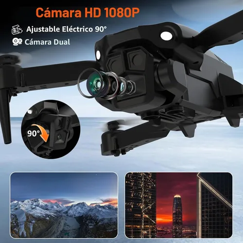 Vista 3 de TD12Pro Drone with 1080P Camera for Adults Kids, Mini Drone with LCD Screen Remote, Foldable Remote Control Quadcopter, One Key Start, Easy to fly