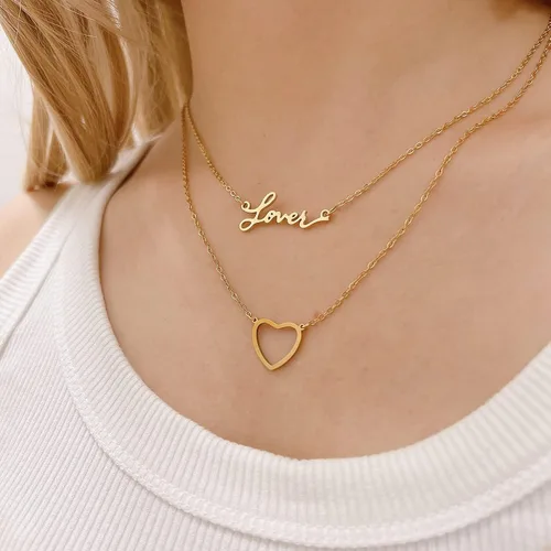Vista 5 de PNYFIL 4Pcs Heart Earrings TS Earrings lover necklace Lover Eras Tour Earrings Concert Outfits For Women Heart Earrings Dangle Reputation Speak Now