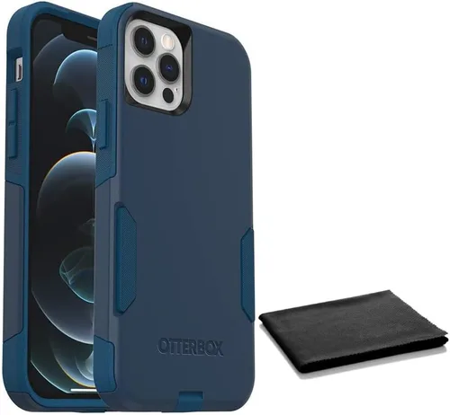 Vista 8 de Funda OtterBox Commuter Series para iPhone 12 e iPhone 12 Pro (solamente) - con paño de limpieza - empaque no minorista - Ballet Way (rosa)