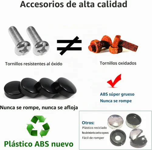 Vista 7 de FBJTDQ Marco de Soporte para Placa de Matrícula de Remolque - Soporte de Aluminio Resistente para Camiones, Remolques, RVs, Barcos, 1 Paquete