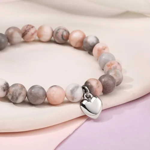 Vista 2 de Joyas y tarjetas de piedras naturales pulseras para hermana, regalos de cumpleaños para hermana, mejor amiga