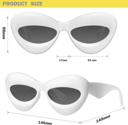 Vista 4 de mosanana Gafas de sol infladas de ojo de gato para mujer Mod. Mia