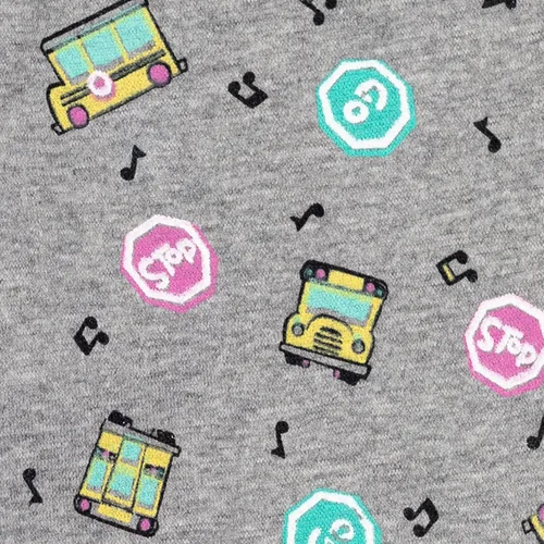 Vista 7 de CoComelon JJ - Conjunto de camiseta de manga corta con volantes para niñas pequeñas