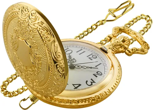 Vista 13 de Shield - Reloj de bolsillo para hombre, escala digital de números arábigos, reloj de bolsillo de cuarzo para hombre, relojes de bolsillo de cuarzo