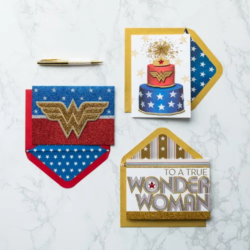 Vista 8 de Papyrus Tarjeta en Blanco Mujer Maravilla para Ella (Verdadera Mujer Maravilla)
