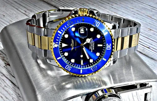 Vista 3 de ROAD WARRIOR Relojes de lujo de cuarzo para hombre, luminosos, cristal de zafiro de acero inoxidable., Mecánico