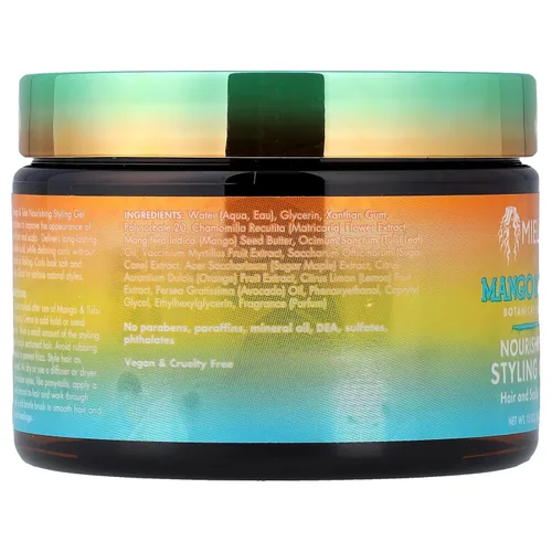 Vista 2 de Mielle - Gel nutritivo para peinar mango y tulsi, 12 onzas (paquete de 1)