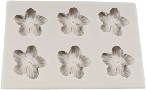 Vista 6 de Molde de Silicona de Flores Moldes de Fondant de Flores de Hibisco para Decoración de Pasteles Decoración para Cupcakes Dulces Chocolate Postres