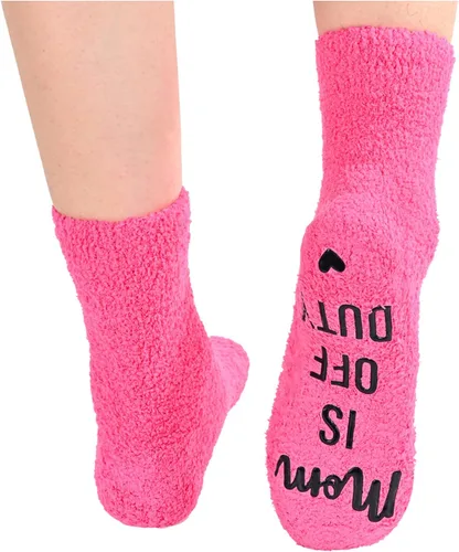 Vista 6 de HAPPYPOP Calcetines geniales y esponjosos para mamá, regalos para mamá, grandes regalos para mamá, los mejores regalos para mamá, los mejores