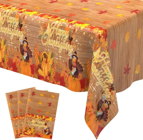 Vista 15 de Decoraciones para Fiestas de Fútbol, Paquete de 2 Manteles de Plástico para Fútbol (54x108 Pulgadas), Cubiertas de Manteles Rectangulares