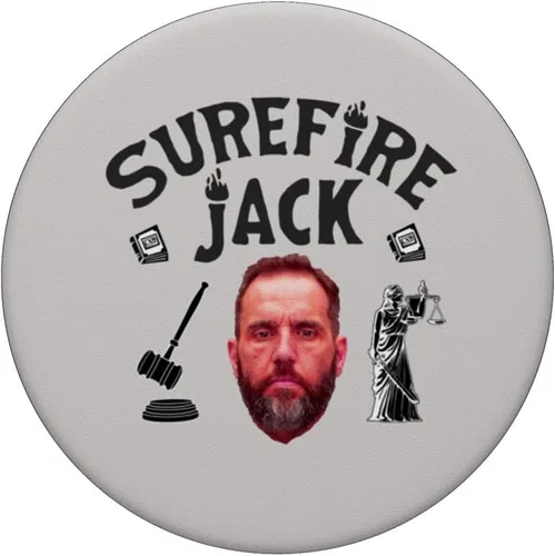 Vista 3 de Jack Smith Parody Surefire Jack Justice & Law PopSockets Swappable PopGrip