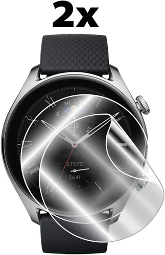 Vista 2 de IPG Amazfit GTR 4 Edición Limitada Smart Watch Protector de pantalla de hidrogel (2 unidades) Película transparente HD invisible Protector