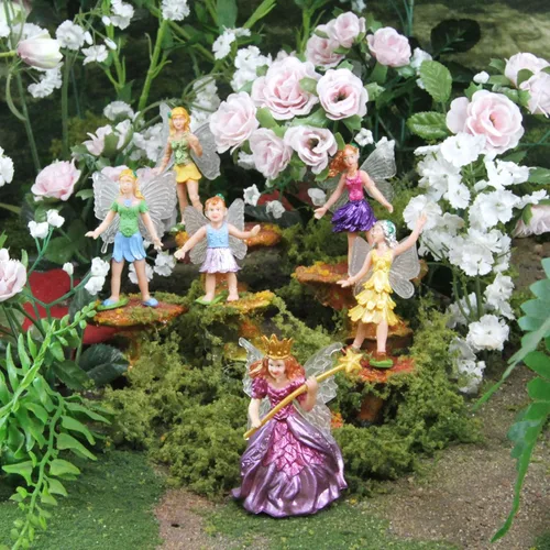 Vista 2 de Safari Ltd Figuritas de Hada de Fantasía TOOB, incluye 6 hadas aladas