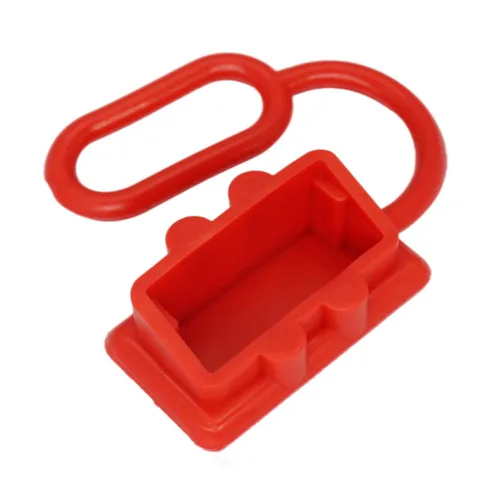 Vista 3 de Paquete de 2 cubiertas de conector de alimentación de 50 amperios, batería de cubierta suave, conector rápido de 50 A, cubierta antipolvo