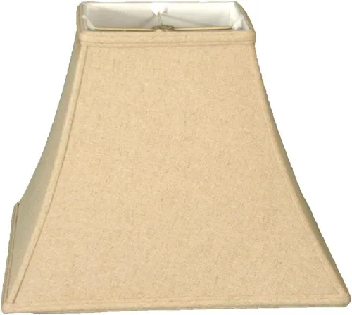 Vista 21 de Royal Designs pantalla básica para lámpara, diseño de campana cuadrada, Oro Antiguo, 6 x 12 x 10.5 pulgadas