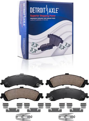 Vista 103 de Detroit Axle - Pastillas de Freno Delantero para Nissan Altima Maxima Sentra 350Z Cube Juke Versa INFINITI G35 I30 I35 Suzuki SX4 Crossover