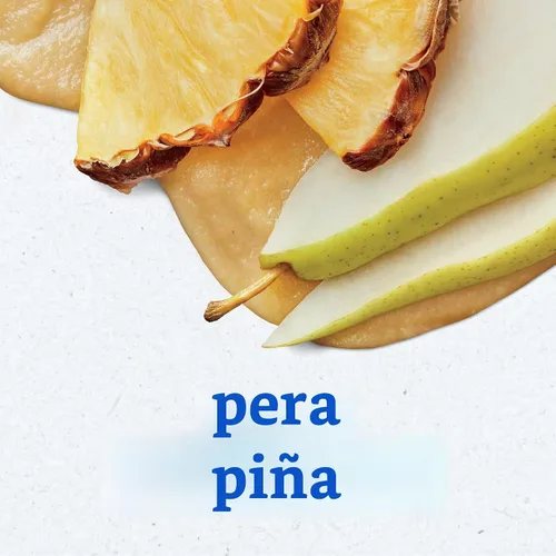 Vista 3 de Gerber Stage 2 Alimentos para bebés, tarros de puré de pera y piña, puré para bebés, 16