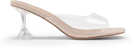 Vista 2 de DREAM PAIRS Sandalias de tacón de aguja altas con punta cuadrada para mujer