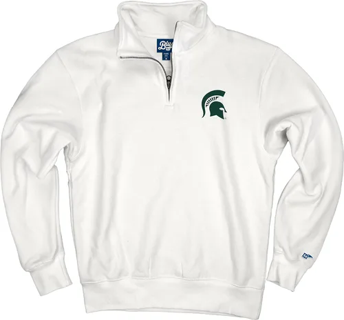 Vista 27 de Blue 84 Sudadera con cremallera de un cuarto para hombre de la NCAA