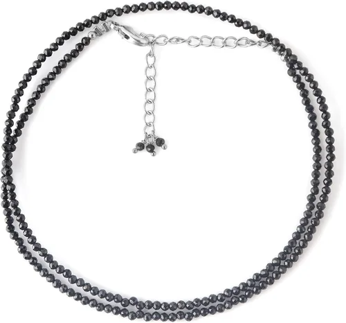Vista 6 de Collar de cuentas de piedras preciosas de plata 1