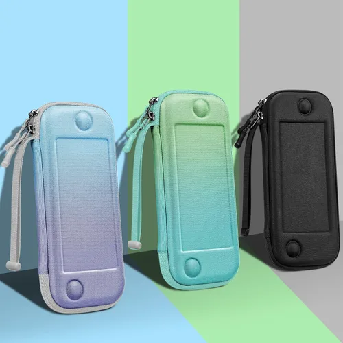 Vista 9 de Fintie Slim Carrying Case for Nintendo Switch OLED Model 2021/Switch 2017 - [Slim Fit] Shockproof Protective Travel Storage Bag with 10 Game