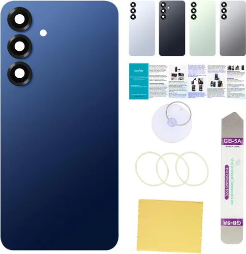Vista 62 de Compatible con Samsung Galaxy Note 8 - Carcasa trasera de repuesto de cristal de 6.3 pulgadas, SM-N950, todos los portadores con manual de Negro